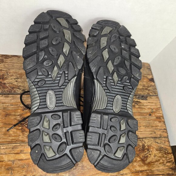 Wolverine Mens Black Leather Work Boots, Skid/Oil/Water Resistant Size 13M - Picture 6 of 12